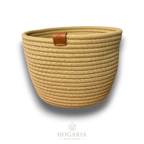 Contenedor chico simil yute