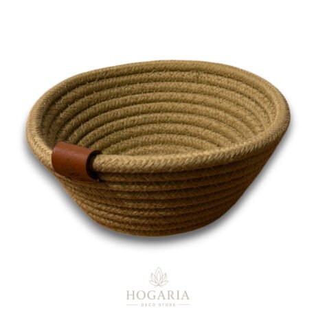 Canasto de guardado mini simil yute